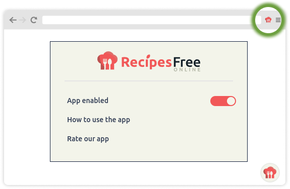 RecipesFreeOnline widget re-enabling